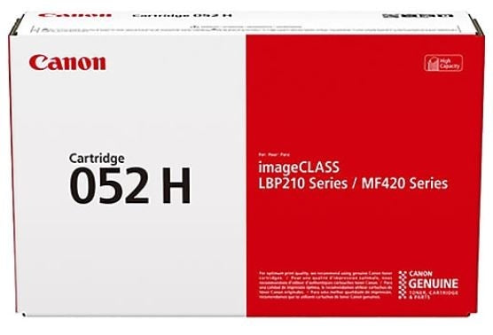 Canon 2200C001 052H High-Yield Toner Cartridge, 9.2K Pages, Black