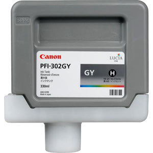Canon 2217B001 OEM Ink Cartridge, 330 mL, Gray