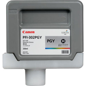 Canon 2218B001 OEM Ink Cartridge, 330 mL, Photo Gray