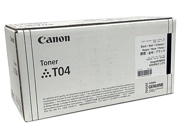 Canon 2980C001 T04 OEM Laser Toner Cartridge, 33K Pages, Black