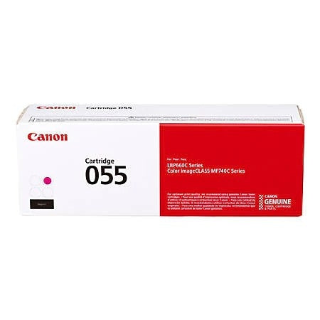 Canon 3014C001AA CRG 055 Toner Cartridge, 2.1K Pages, Magenta