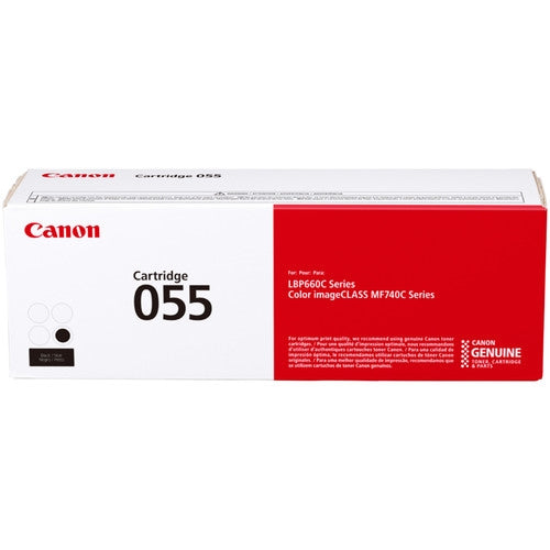Canon 3016C001AA CRG 055 Toner Cartridge, 2.3K Pages, Black