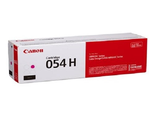 Canon 3026C001 CRG 054H OEM HY Toner Cartridge, 2.3K Pages, Magenta