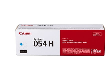 Canon 3027C001 CRG 054H OEM HY Toner Cartridge, 2.3K Pages, Cyan