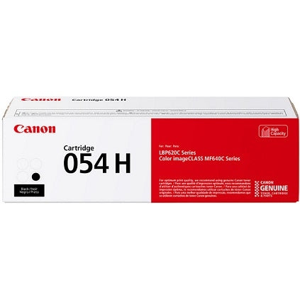 Canon 3028C001 CRG 054H OEM HY Toner Cartridge, 3.1K Pages, Black