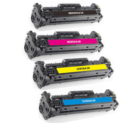 Compatible for HP 312X HY Toner Set, B/C/M/Y