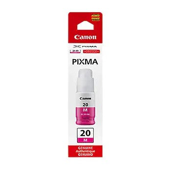 Canon 3395C001 GI-20 OEM HY Ink Bottle, 70 mL, Magenta