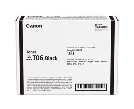 Canon 3526C001AA T06 OEM Toner Cartridge, 20.5K Pages, Black