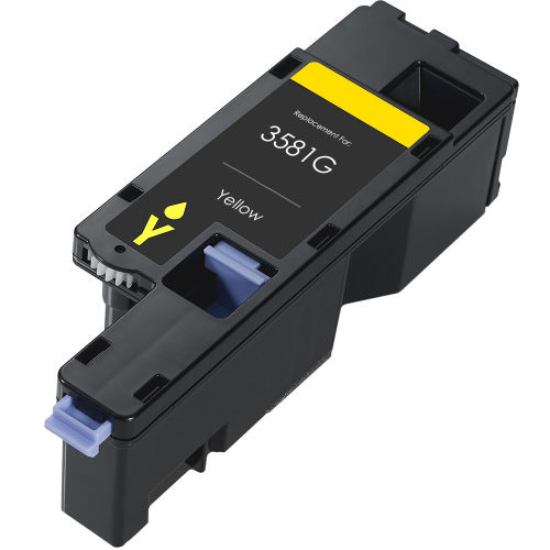 Compatible for 593BBJW 3581G / MWR7R Toner Cartridge, 1400 pages, Yellow