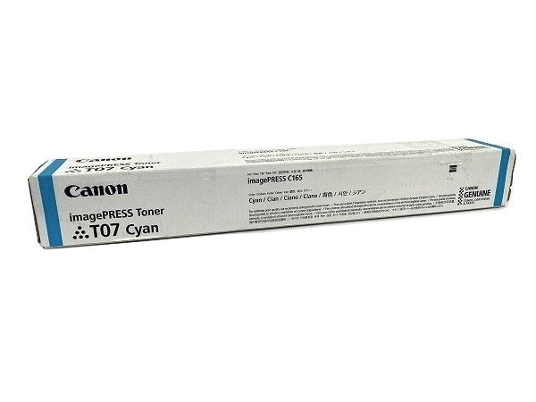 Canon 3642C001AA T07 OEM Toner Cartridge, 37.5K Pages, Cyan