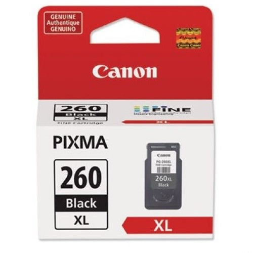 Canon 3706C001 PG-260 XL OEM HY Ink Cartridge, 14.3 ml Pages, Black