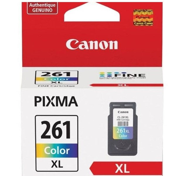 Canon 3724C001 CL-261 XL OEM HY Ink Cartridge, 12.2ml Pages, Color