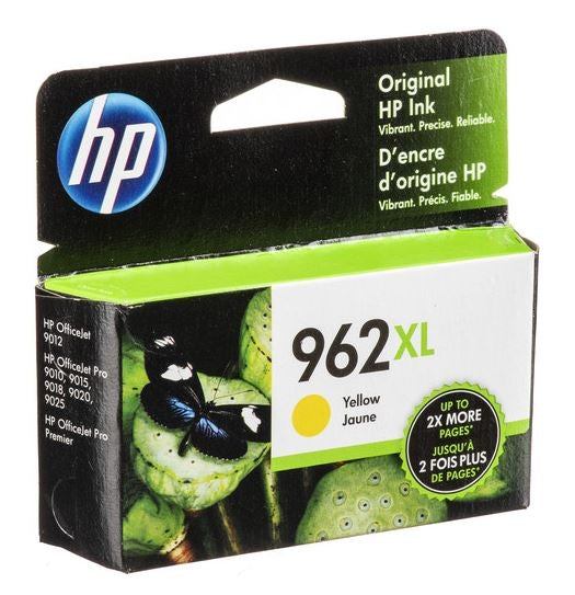 HP 962XL 3JA02AN OEM HY Ink Cartridge, 1.6K Pages, Yellow