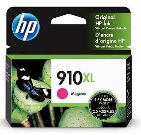 HP 910XL 3YL63AN OEM Ink Cartridge, 825 Pages, Magenta