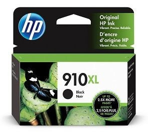 HP 910XL 3YL65AN OEM Ink Cartridge, 825 Pages, Black