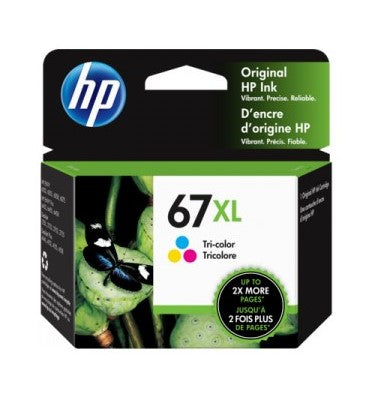 HP 67XL 3YM58AN OEM HY Ink Cartridge, 200 pages, Tri-color