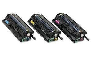 Lanier 407019 406663 OEM Drum Cartridge, 50K pages, Cyan, Magenta and Yellow