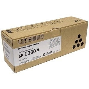 Ricoh 408180 SP C360A OEM Toner Cartridge, 2.5K Pages, Black