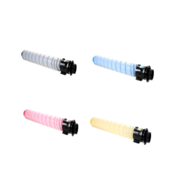 Compatible for Ricoh 408336 HY Toner Set, B/C/M/Y