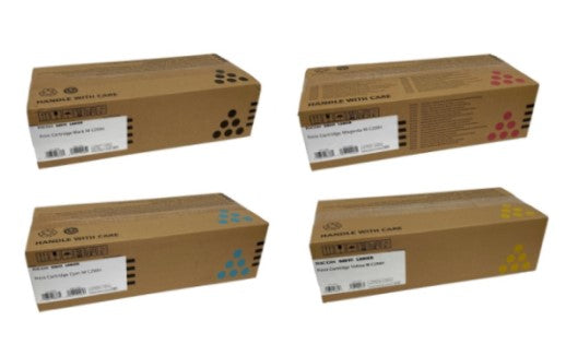 Lanier 408336 OEM HY Toner Set, B/C/M/Y