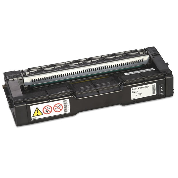 Ricoh 408348 Black Print Cartridge, 2300 Pages, Black