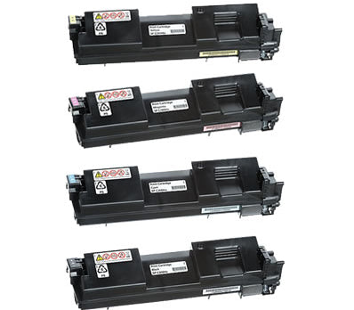 Ricoh 408348 Print Cartridge Set, B/C/M/Y