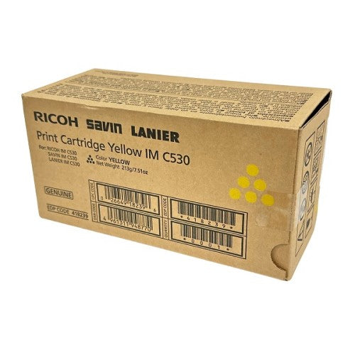 Ricoh 418239 OEM Toner Cartridge, 18K Pages, Yellow