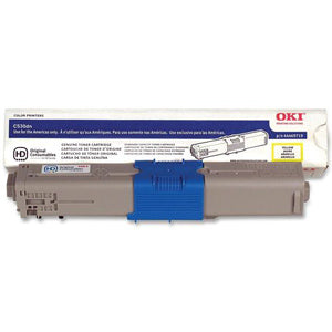 Okidata 44469719 OEM HY Toner Cartridge, 5K pages, Yellow