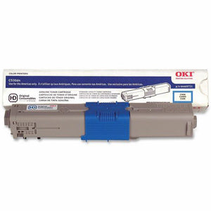 Okidata 44469721 OEM HY Toner Cartridge, 5K pages, Cyan