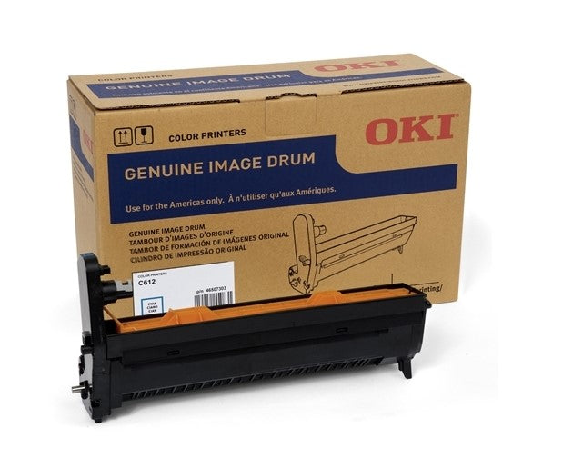 Okidata 46507303 OEM Drum Cartridge, 30K Pages, Cyan