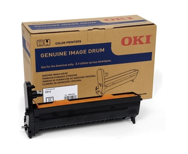 Okidata 46507304 OEM Drum Cartridge, 30K Pages, Black