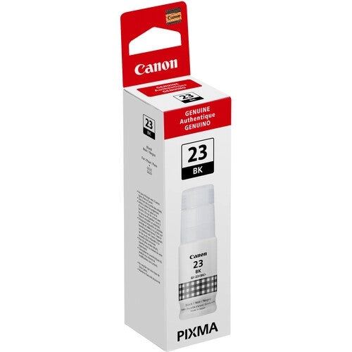 Canon 4696C001 GI-23 OEM Ink Bottle, 57ml, Black