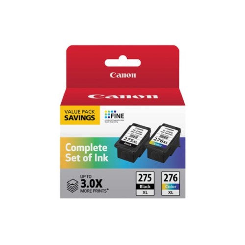 Canon 4981C008 PG-275 XL / CL-276 XL OEM HY Ink Set, Black/Color