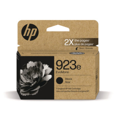 HP 923e EvoMore 4K0T7LN HY OEM Ink Cartridge, 1K Pages, Black