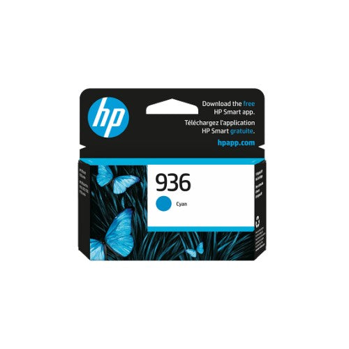HP 936 4S6U9LN OEM Ink Cartridge, 800 Pages, Cyan