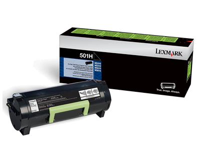 Lexmark 50F1H00 501H OEM HY Toner Cartridge, 5K pages, Black