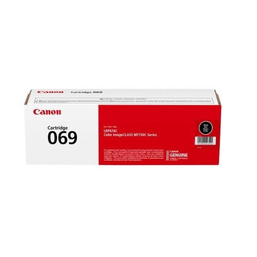 Canon CRG 069 5094C001 OEM Toner Cartridge, 2.1K Pages, Black