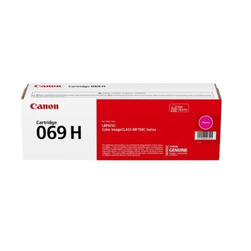 Canon CRG 069H 5096C001 OEM HY Toner Cartridge, 5.5K Pages, Magenta