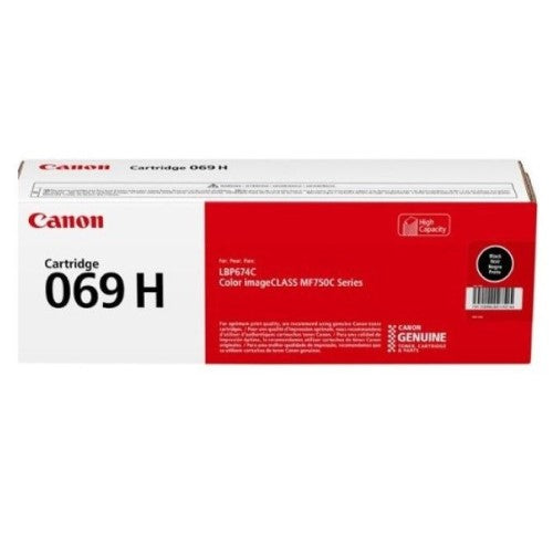 Canon CRG 069H 5098C001 OEM HY Toner Cartridge, 7.6K Pages, Black