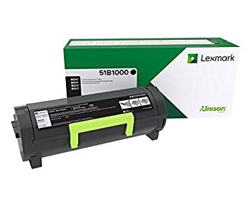 Lexmark 51B1000 OEM RP Toner Cartridge, 2500 Page-Yield, Black
