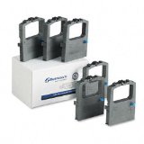 Compatible for 52104001 Nylon Printer Ribbons, Box of 6, Black