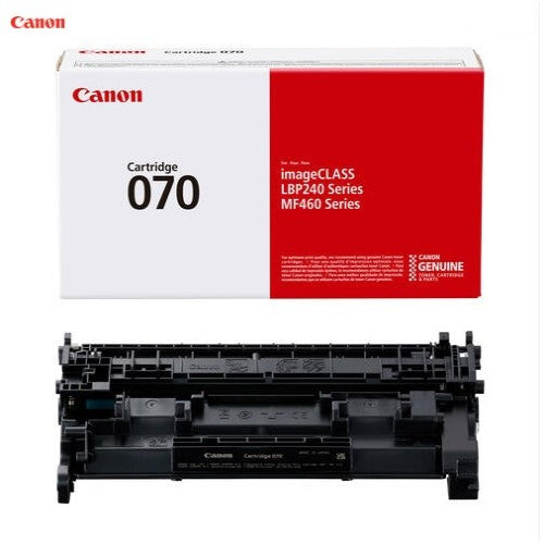 Canon CRG 070 5639C001 OEM Toner Cartridge, 3K Pages, Black