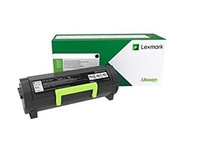 Lexmark 58D1H00 OEM HY Return Program Toner Cartridge, 15K Pages, Black