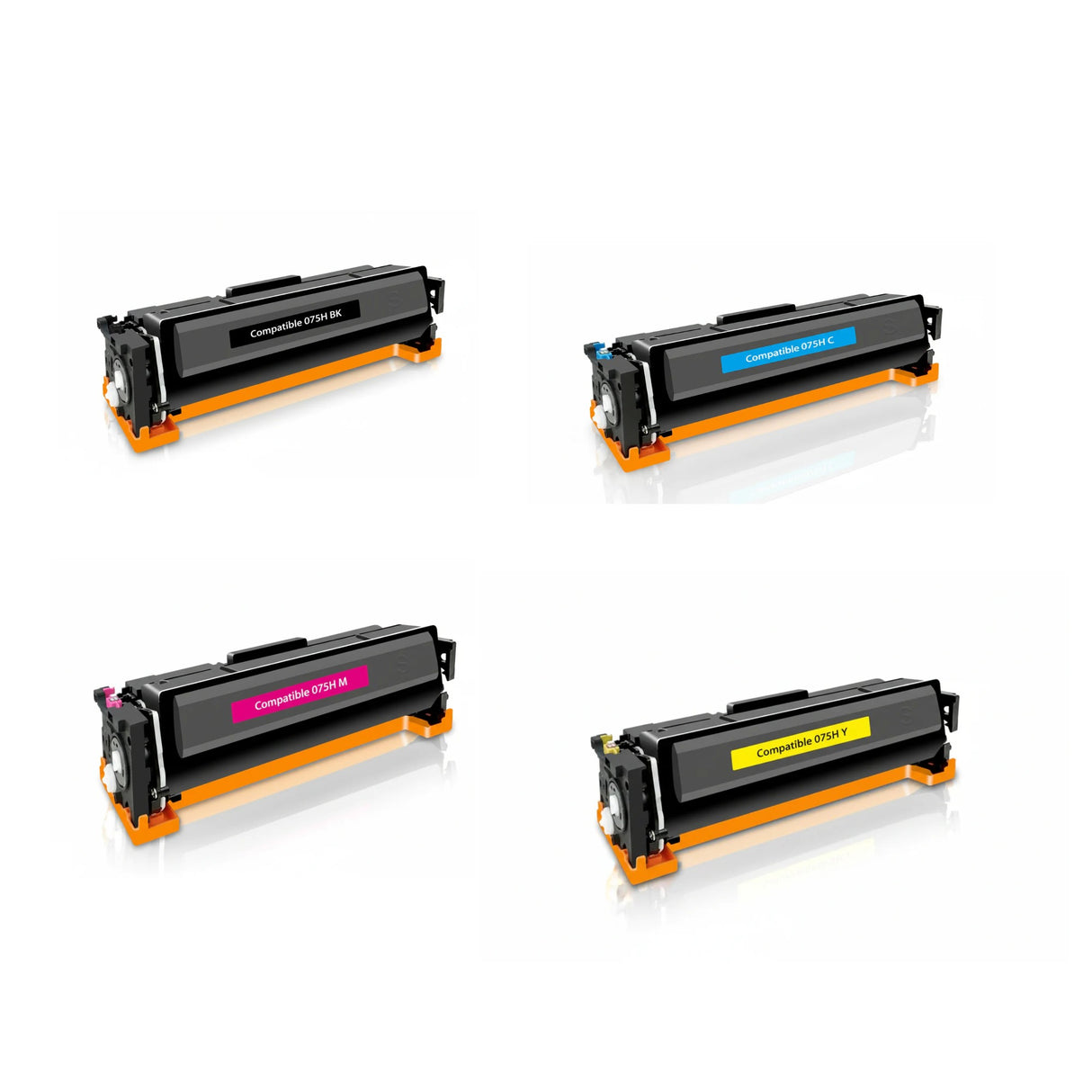 Compatible for 6369C001 CRG 075H HY Toner Set, B/C/M/Y
