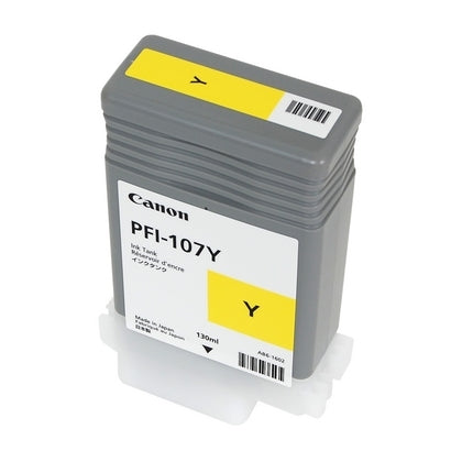 Canon 6708B001AA PFI-107Y OEM Ink Tank, 130ml pages, Yellow