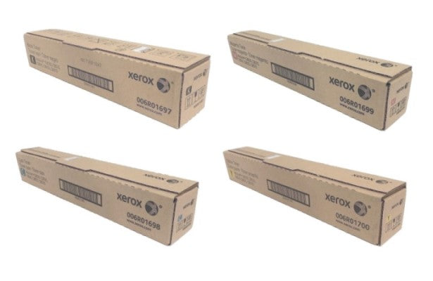 Xerox 006R01697 OEM Toner Set, B/C/M/Y