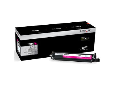 Lexmark 70C0D30 700D3 OEM Developer Unit, 40K pages, Magenta