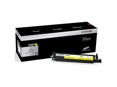 Lexmark 70C0D40 700D4 OEM Developer Unit, 40K pages, Yellow