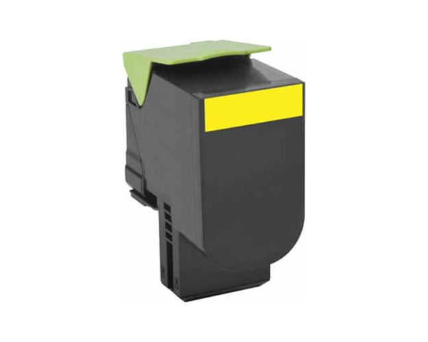 Compatible for 70C1HY0 701HY HY Toner Cartridge, 3K pages, Yellow