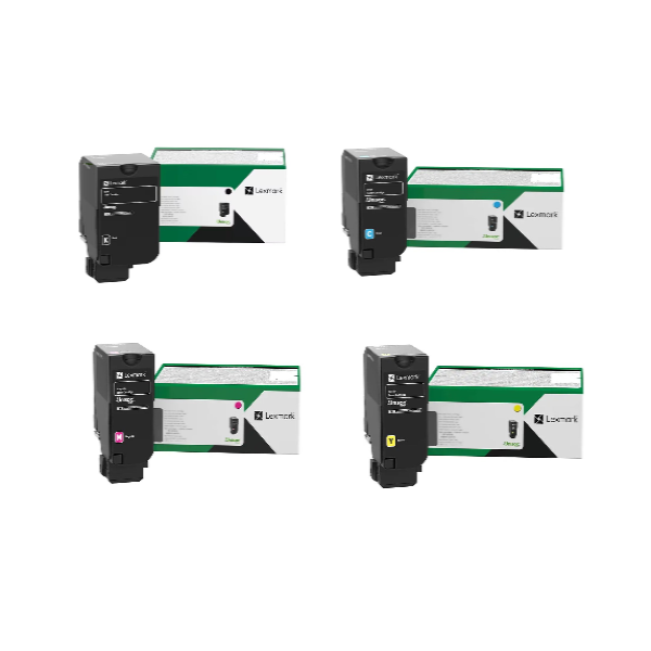 Lexmark 71C10K0 OEM Toner Set, B/C/M/Y